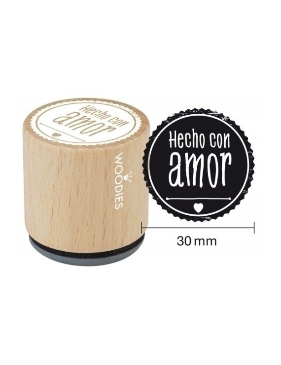 Sello Colop Woodies Con Amor