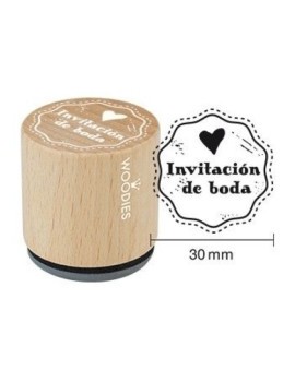 Sello Colop Woodies Invitacion Boda 1