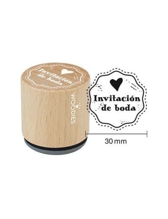 Sello Colop Woodies Invitacion Boda 1