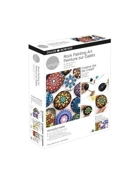 Set Daler Rowney Creativo Rock Painting