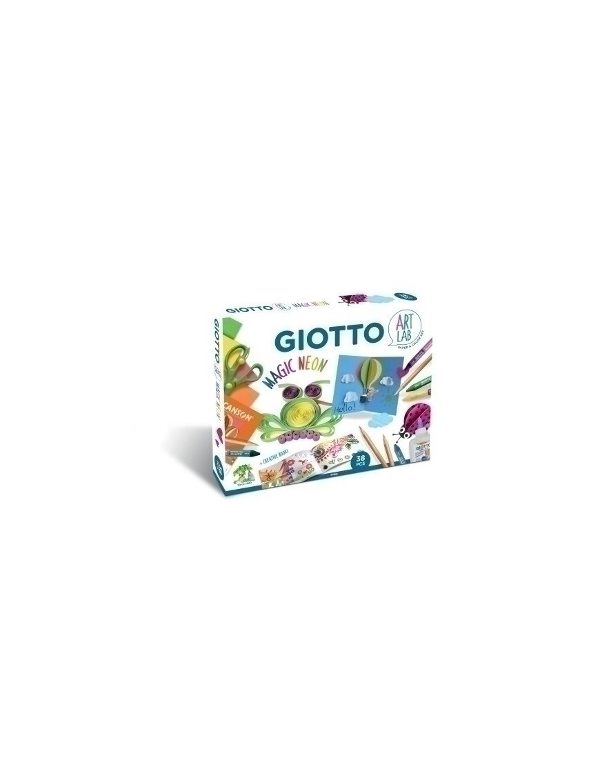 Set Juego Giotto Art Lab Magic Neon