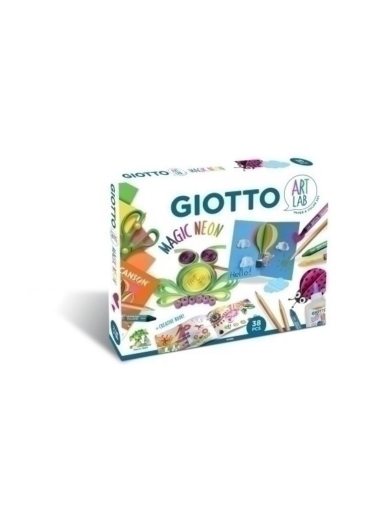 Set Juego Giotto Art Lab Magic Neon