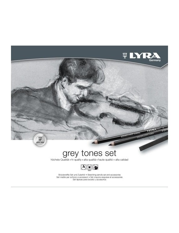 Set Lyra Rembrandt T. Grises C/25