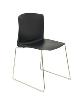 Silla Piqueras Boniches Conf.Pvc Negro P