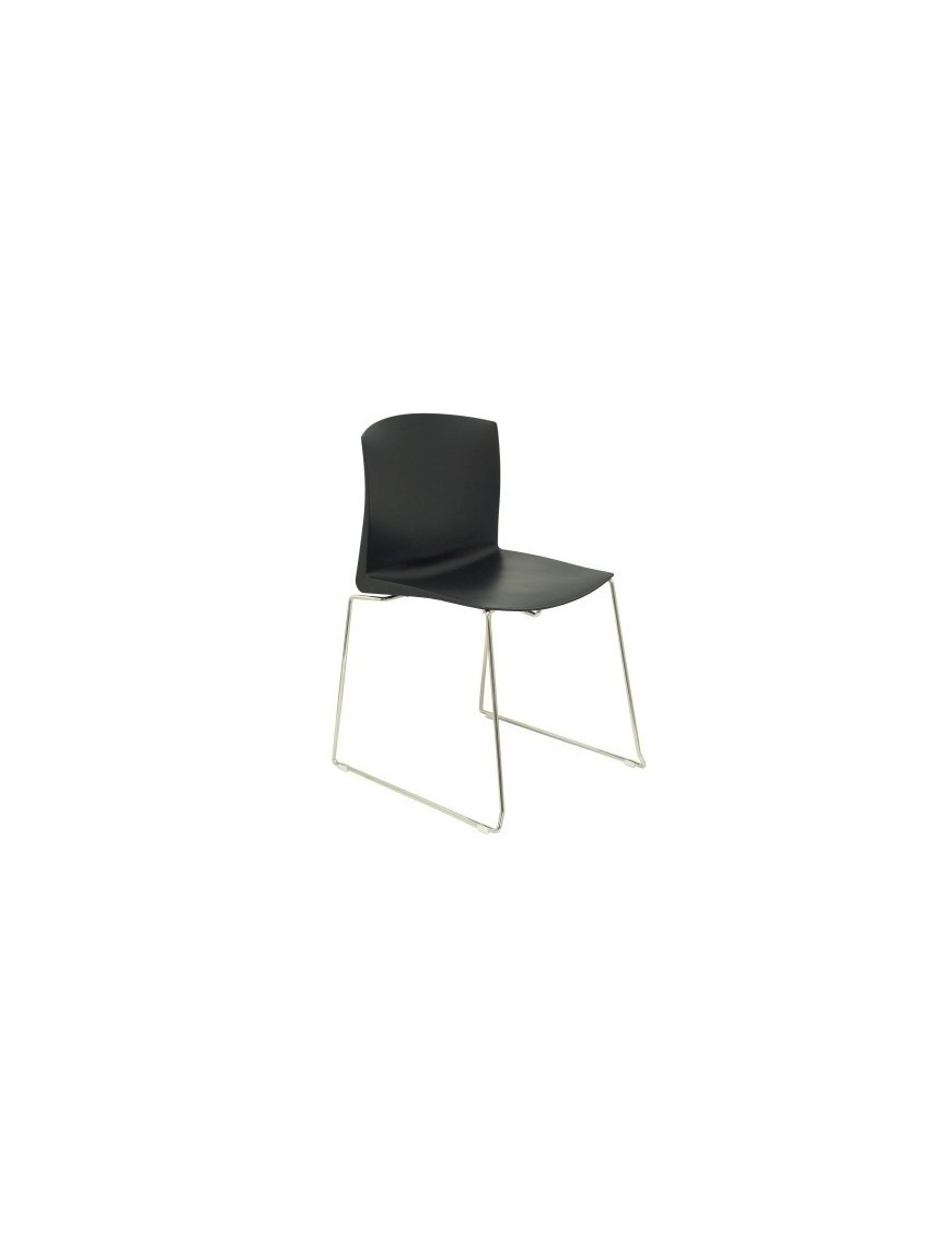 Silla Piqueras Boniches Conf.Pvc Negro P