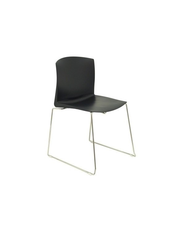 Silla Piqueras Boniches Conf.Pvc Negro P