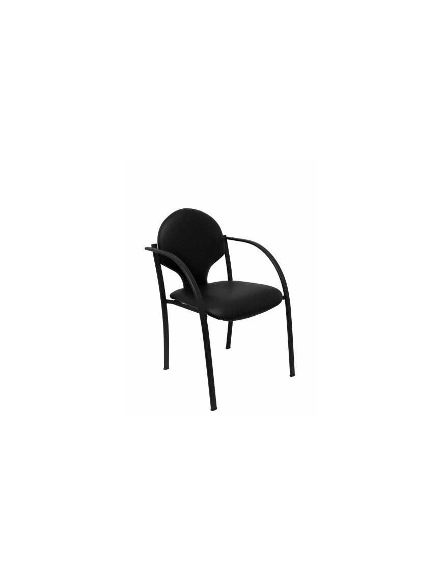 Silla Piqueras Hellin Conf.Piel Negro P/