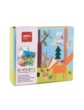 Stickers Game Caja Carton Bosque