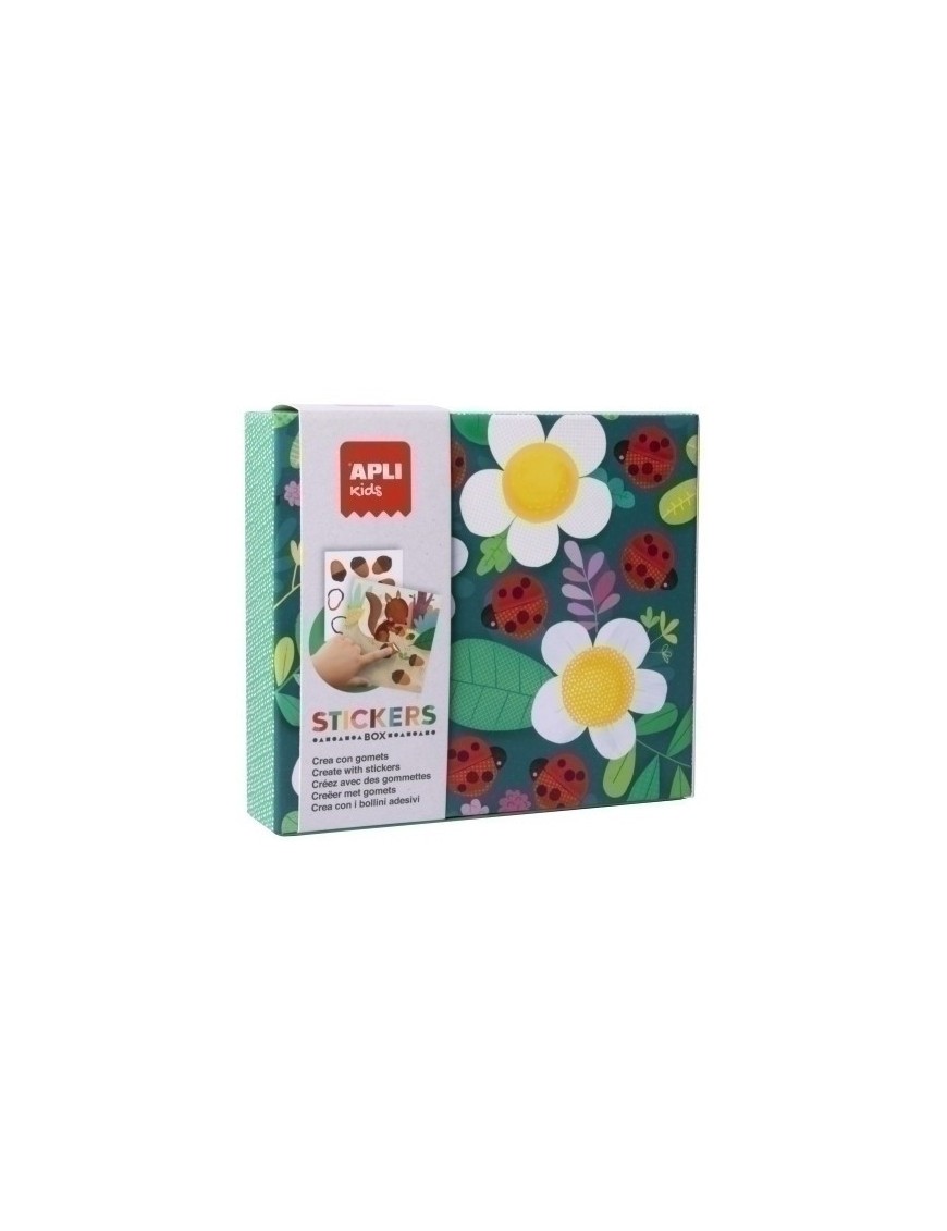 Stickers Game Caja Carton Mariquita