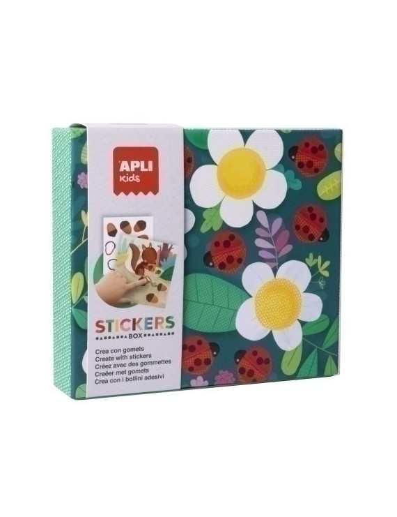 Stickers Game Caja Carton Mariquita