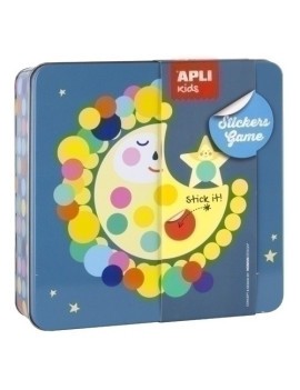 Stickers Game Caja Metal Luna