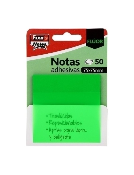 Taco Notas Fixo 50H 75X75 Trans. Verde