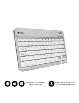 Teclado Tablet Subblim Smart Bt Plata