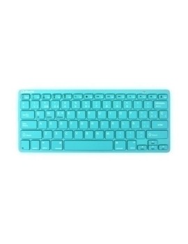 Teclado Silver Ht Bluetooth Turquesa