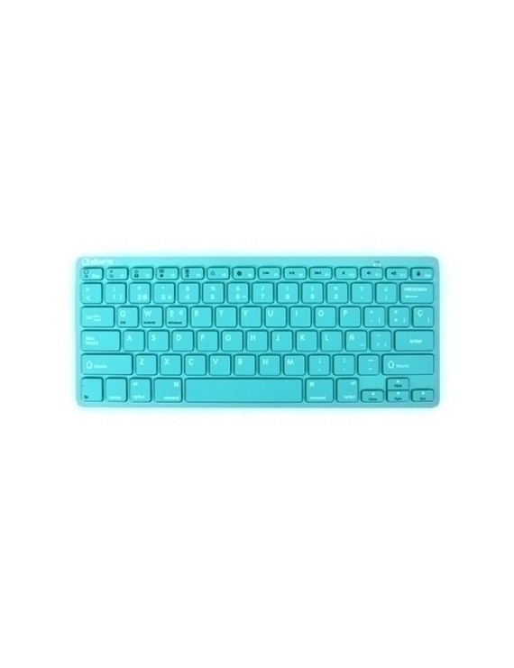 Teclado Silver Ht Bluetooth Turquesa