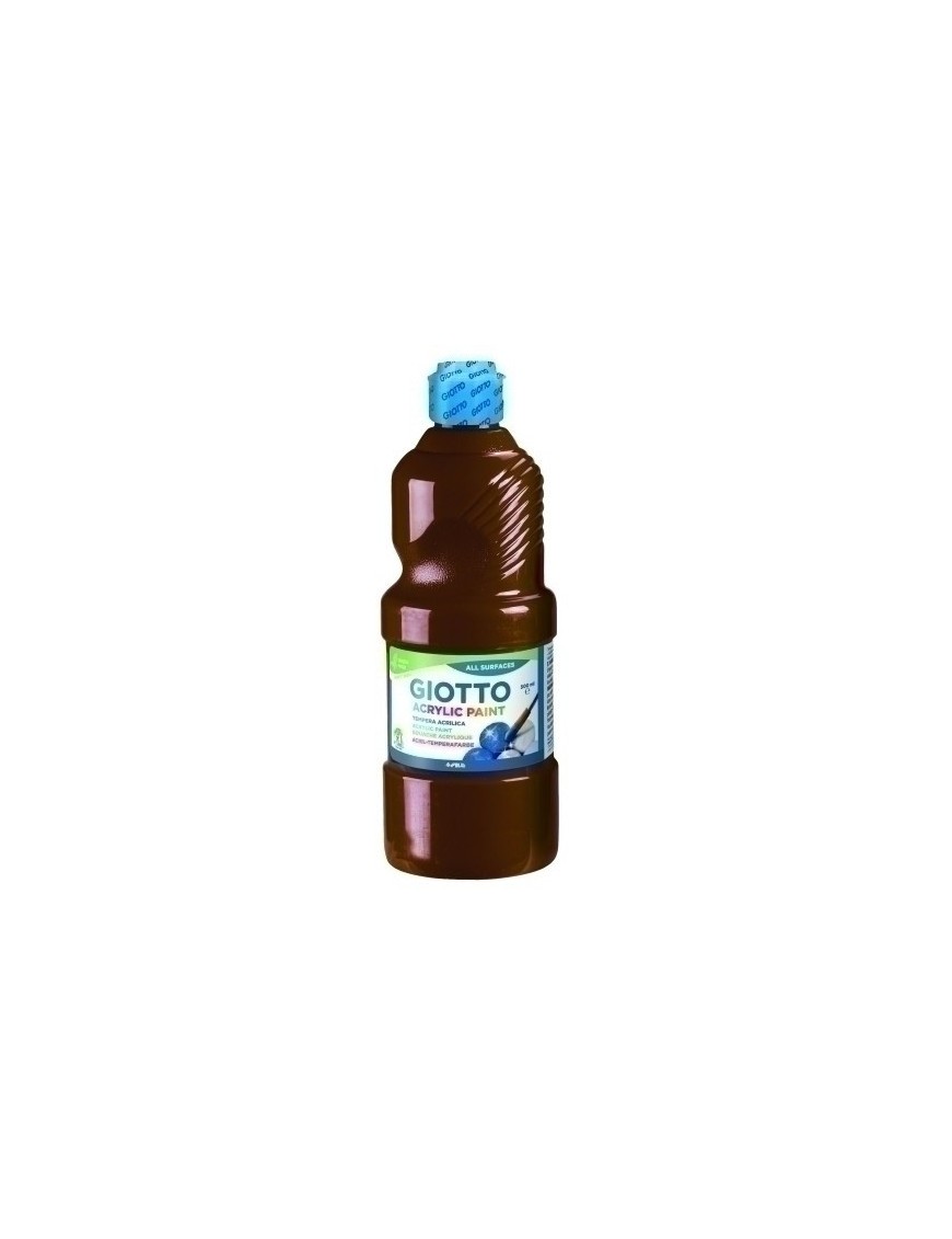 Tempera Giotto Acril 500 Ml Marron