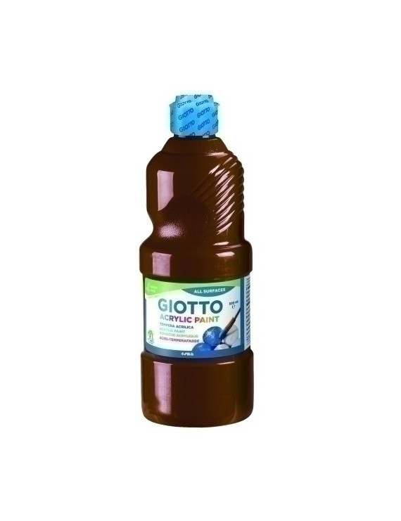 Tempera Giotto Acril 500 Ml Marron