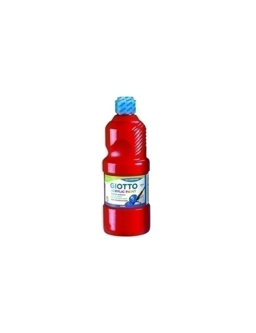 Tempera Giotto Acril 500 Ml Rojo