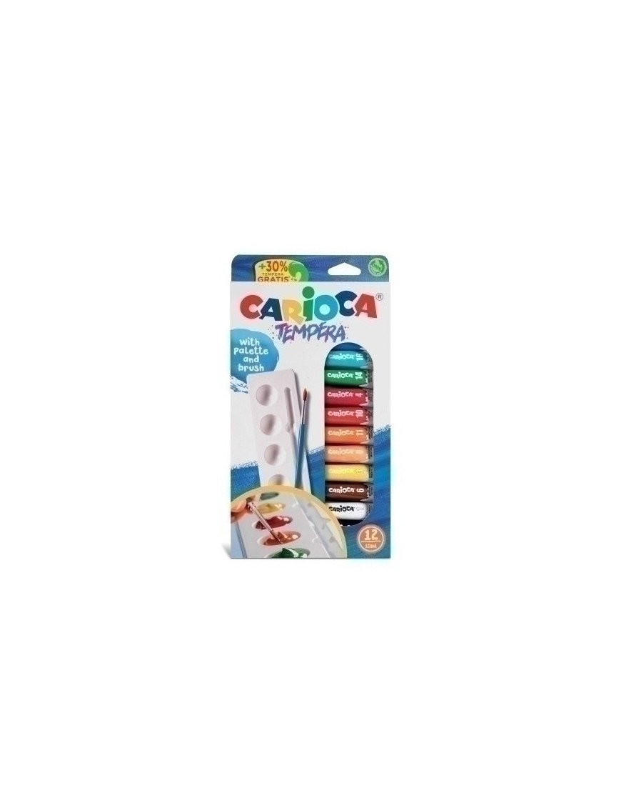 Tempera Carioca Tubo 10Ml C/12