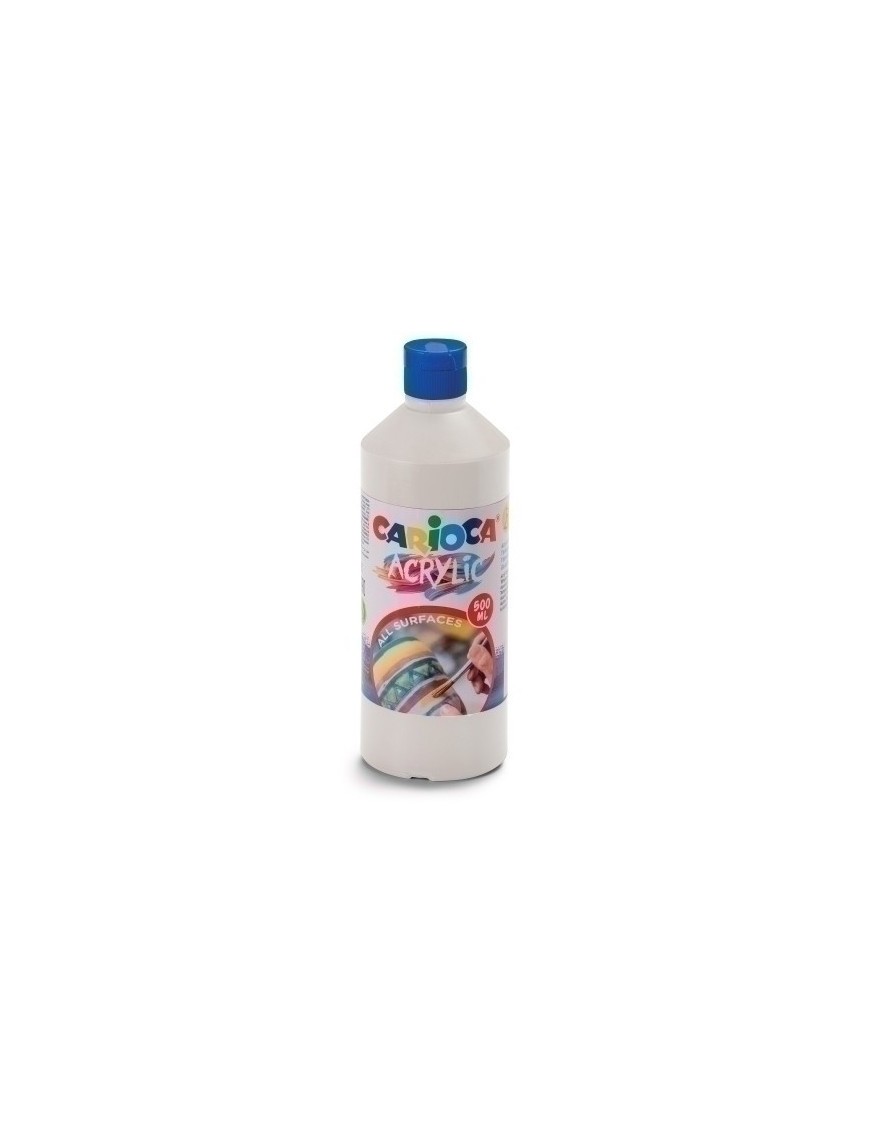 Tempera Carioca Acr.Liq.500Ml Blanco