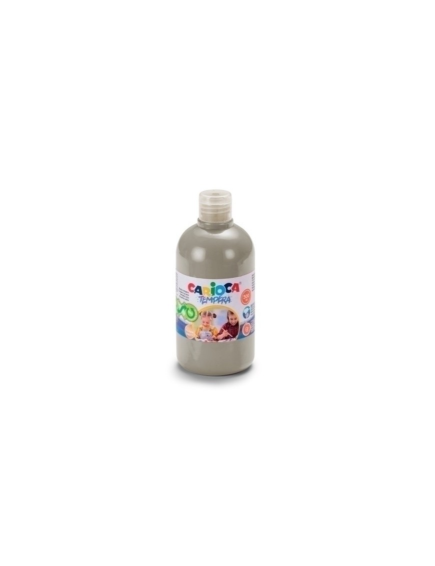 Tempera Carioca Liq.500 Ml Plata