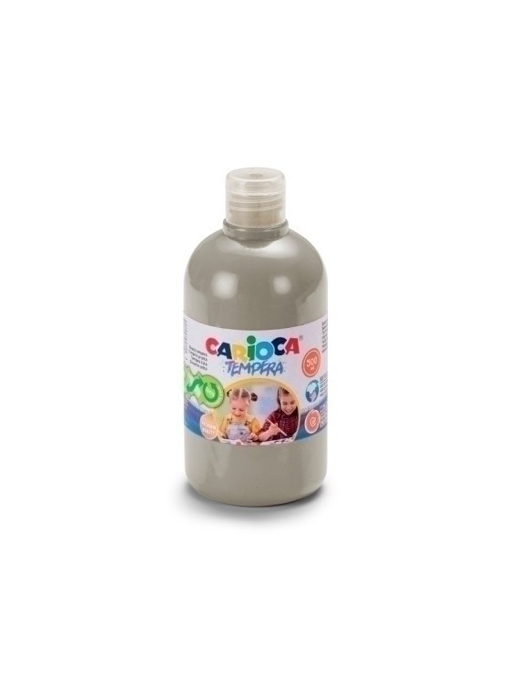 Tempera Carioca Liq.500 Ml Plata