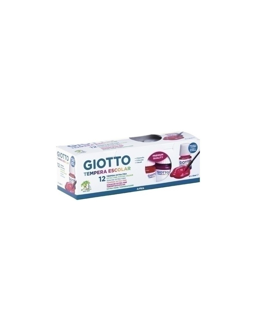 Tempera Giotto 25 Ml Estuche 12