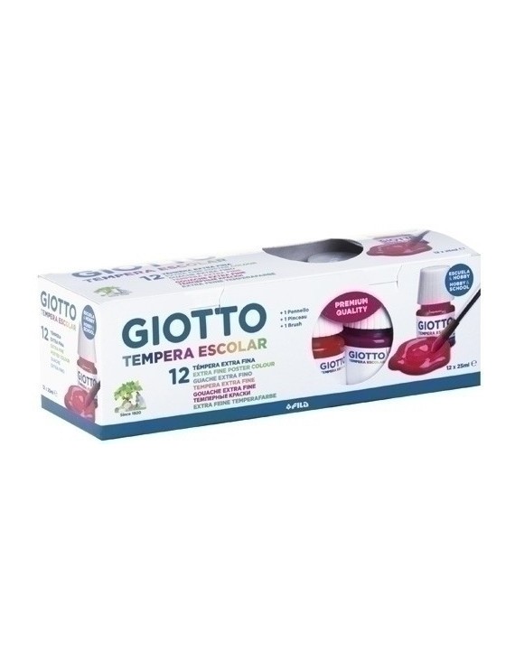 Tempera Giotto 25 Ml Estuche 12