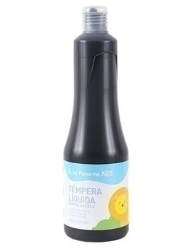 Tempera Pajarita Liq.500 Ml Negro Tl-12