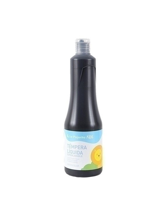 Tempera Pajarita Liq.500 Ml Negro Tl-12