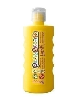 Tempera Playcolor Liq. 1000 Ml Amarillo