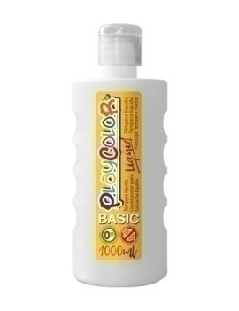 Tempera Playcolor Liq. 1000 Ml Blanco