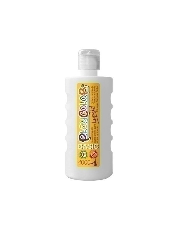 Tempera Playcolor Liq. 1000 Ml Blanco