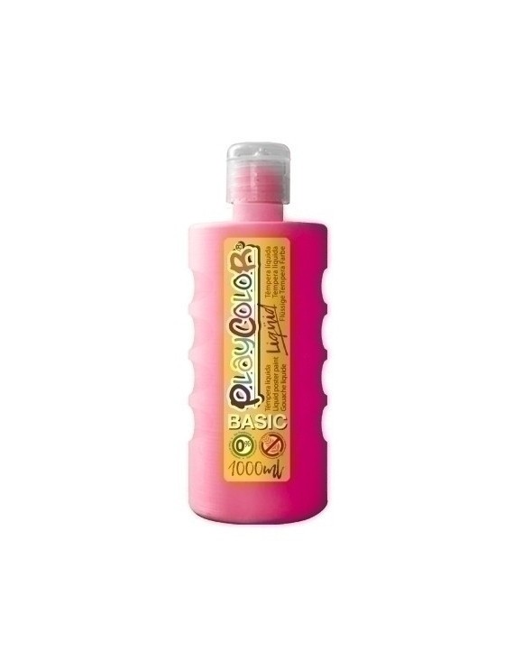 Tempera Playcolor Liq. 1000 Ml Magenta