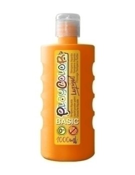 Tempera Playcolor Liq. 1000 Ml Naranja