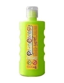 Tempera Playcolor Liq. 1000 Ml Verde Cla