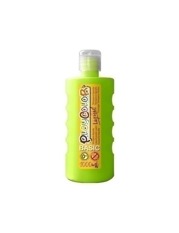 Tempera Playcolor Liq. 1000 Ml Verde Cla