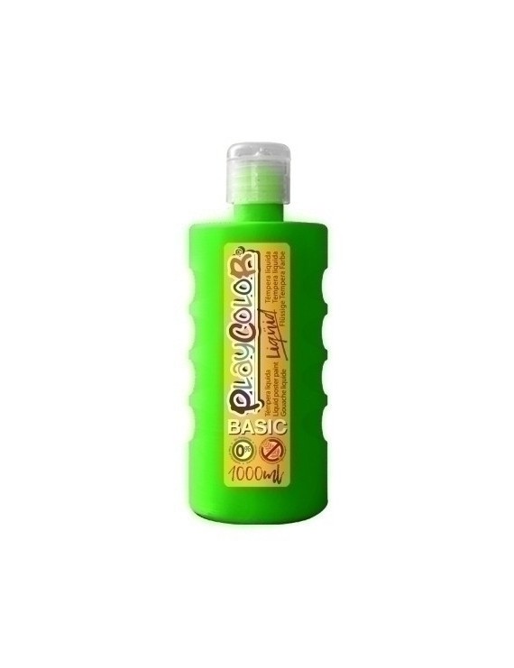 Tempera Playcolor Liq. 1000 Ml Verde Osc