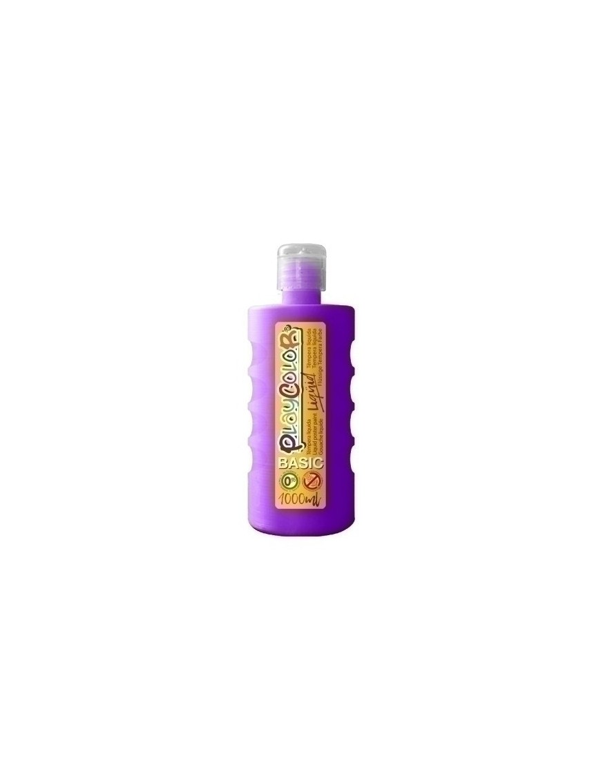 Tempera Playcolor Liq. 1000 Ml Violeta