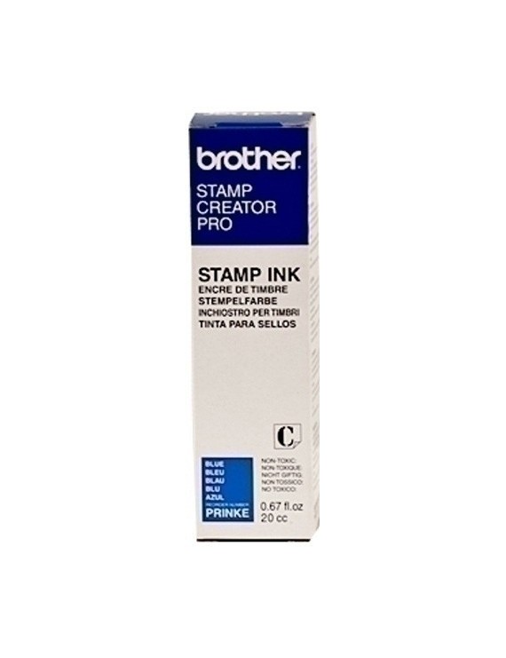 Tinta Brother Reentintado 20 Cc. Azul