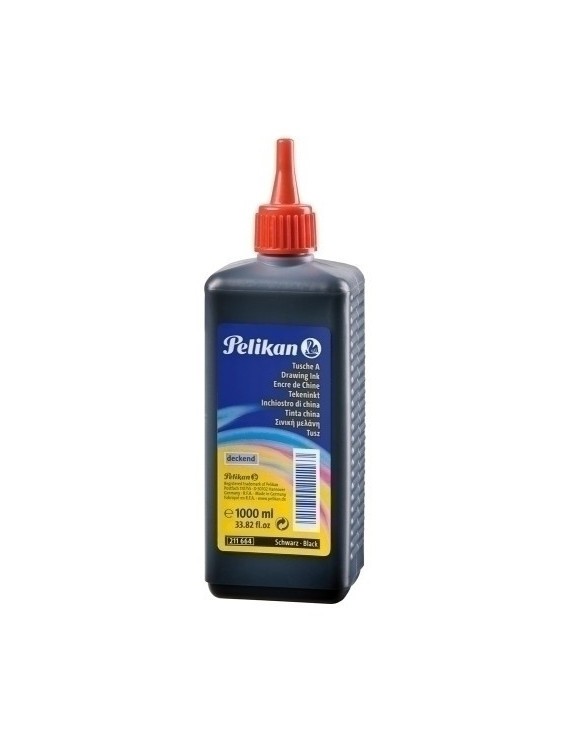 Tinta China Pelikan 1 Litro Negro