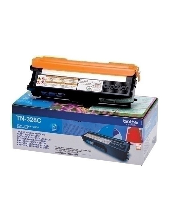 Toner Brother Tn-328C Cian