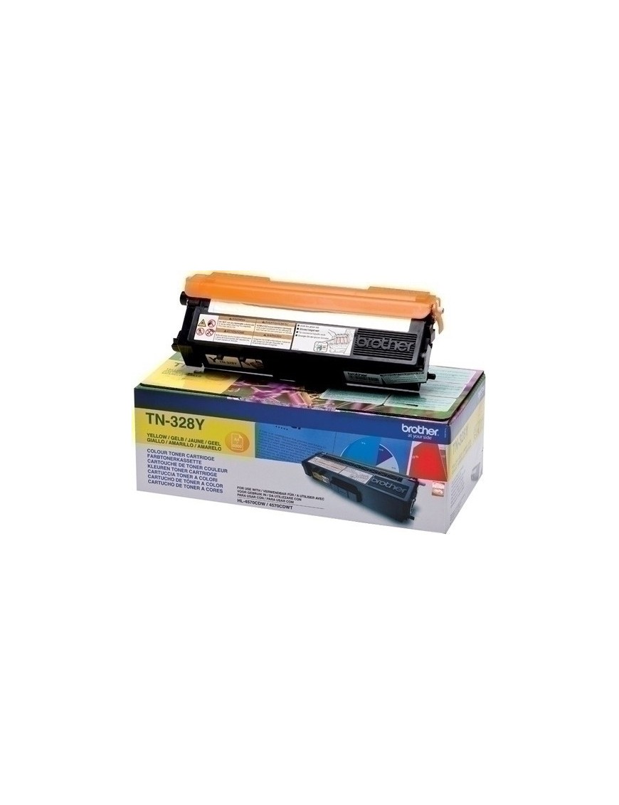 Toner Brother Tn-328Y Amarillo