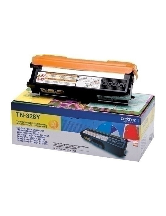 Toner Brother Tn-328Y Amarillo