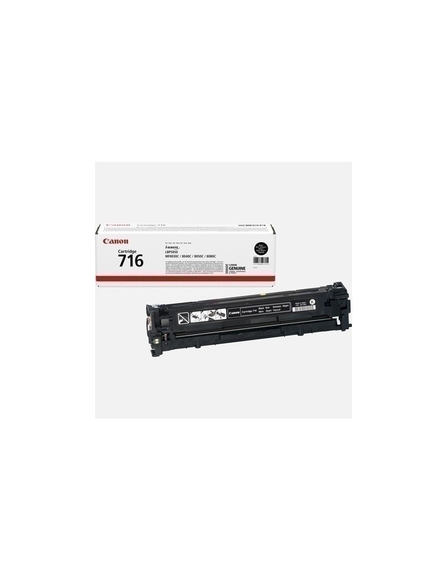 Toner Canon Negro Crg 716Bk (2.300 Pág.)