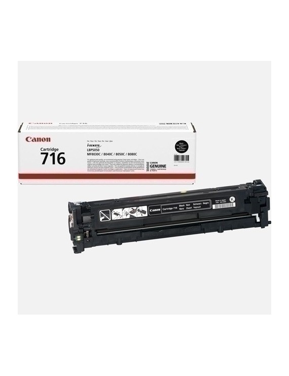 Toner Canon Negro Crg 716Bk (2.300 Pág.)