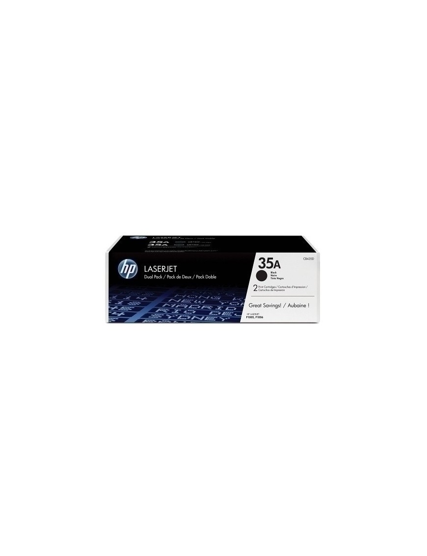 Toner Hp Cb435Ad Pack De 2 Nº35Ad