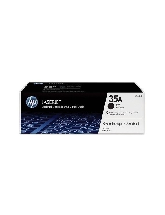 Toner Hp Cb435Ad Pack De 2 Nº35Ad