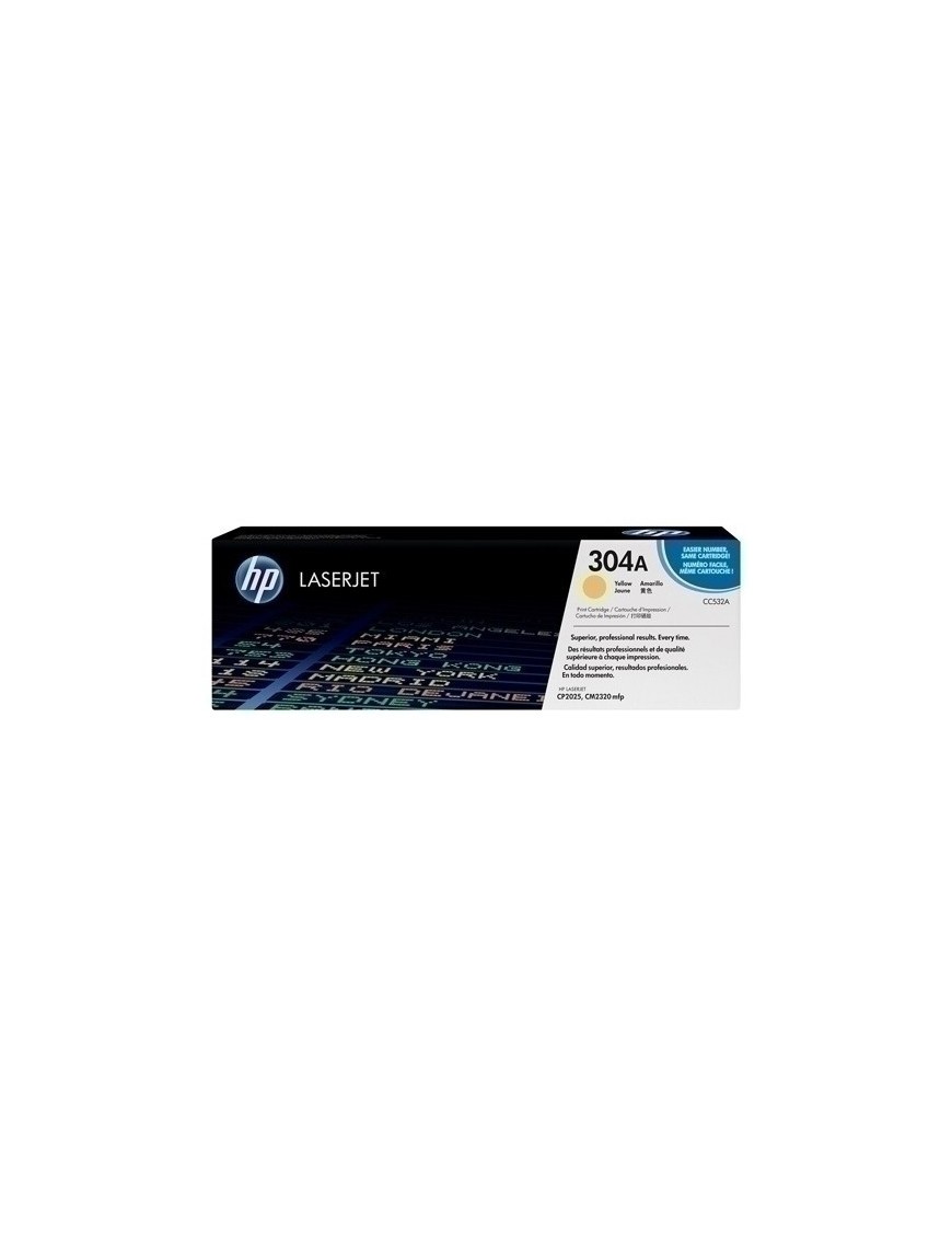 Toner Hp Cc532A Nº304A Lj  Cp2025 Amaril