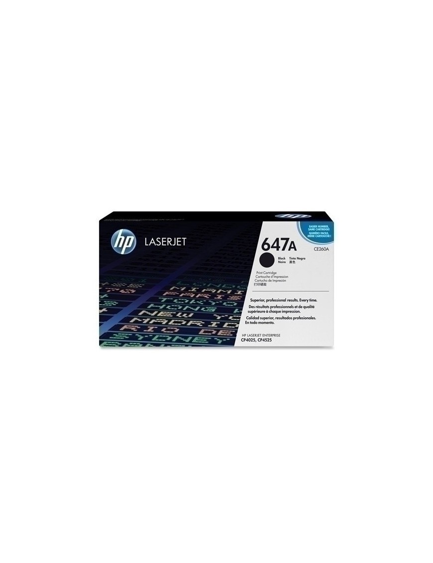 Toner Hp Ce260A Lj Cp-4025 Negro